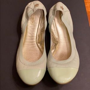 Coach soft mint flats 7B size